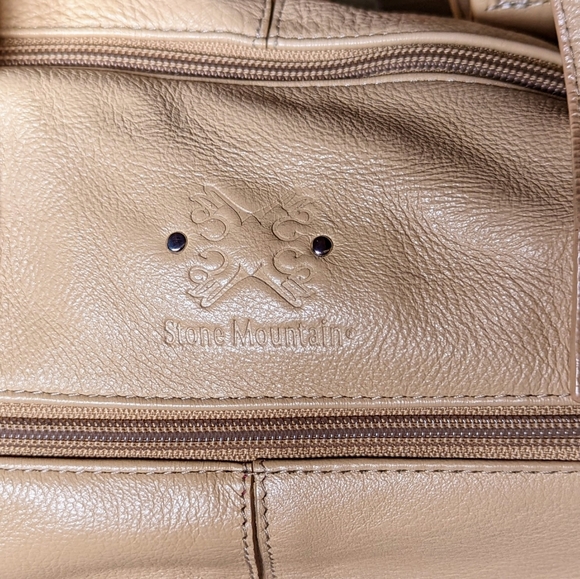 Stone Mountain Tan leather purse - Picture 7 of 11